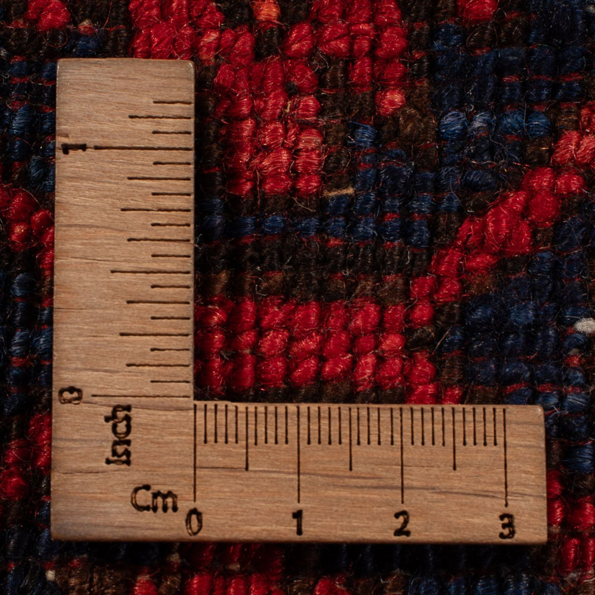 Afghansk tæppe - 159 x 106 cm - rød