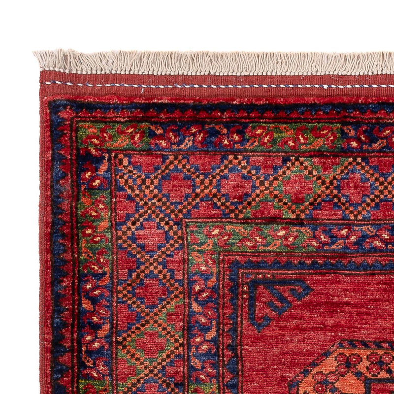 Afghansk tæppe - 154 x 108 cm - rød