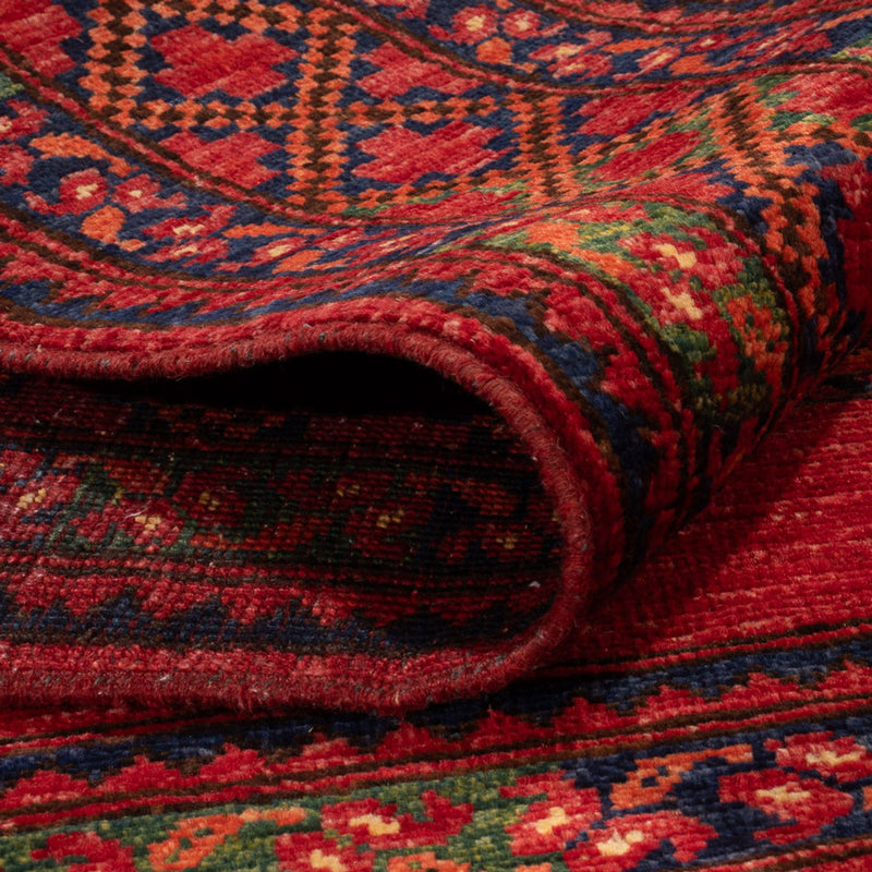 Afghansk tæppe - 154 x 108 cm - rød