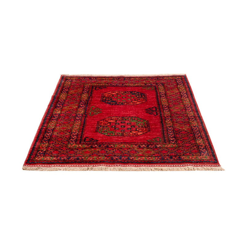 Afghansk tæppe - 154 x 108 cm - rød