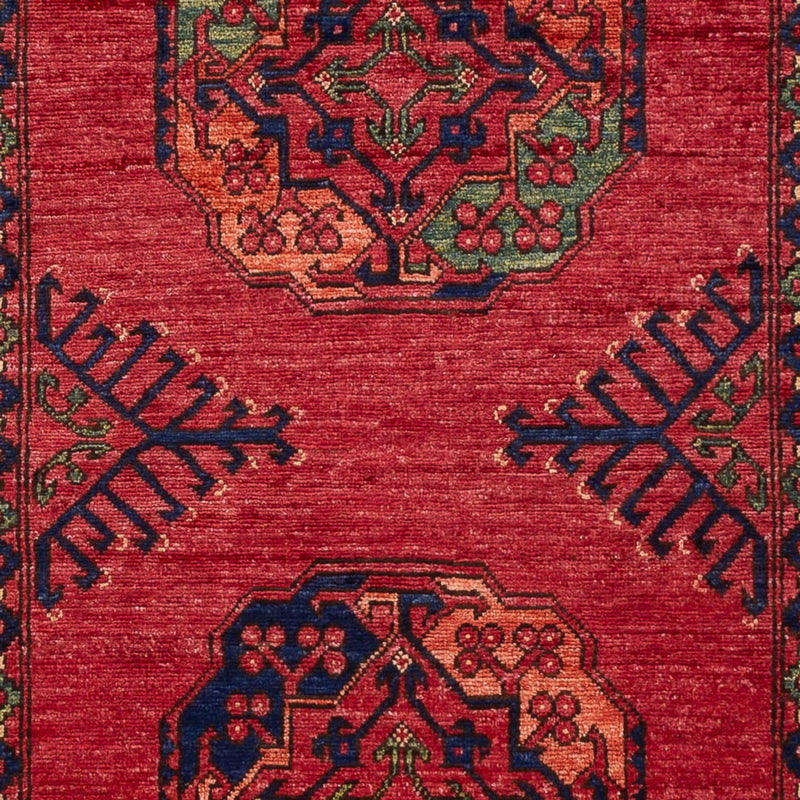 Afghansk tæppe - 158 x 99 cm - rød
