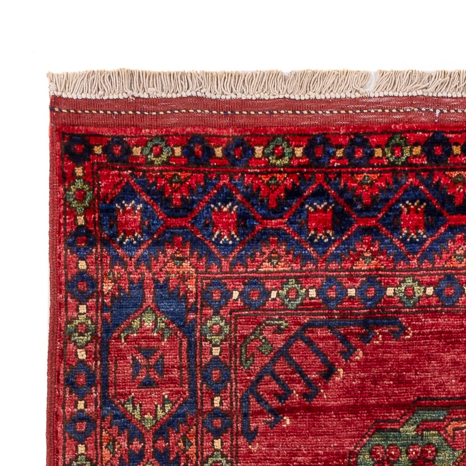 Afghansk tæppe - 158 x 99 cm - rød