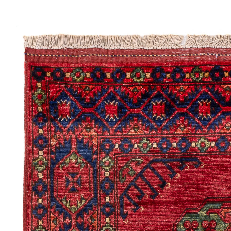 Afghansk tæppe - 158 x 99 cm - rød