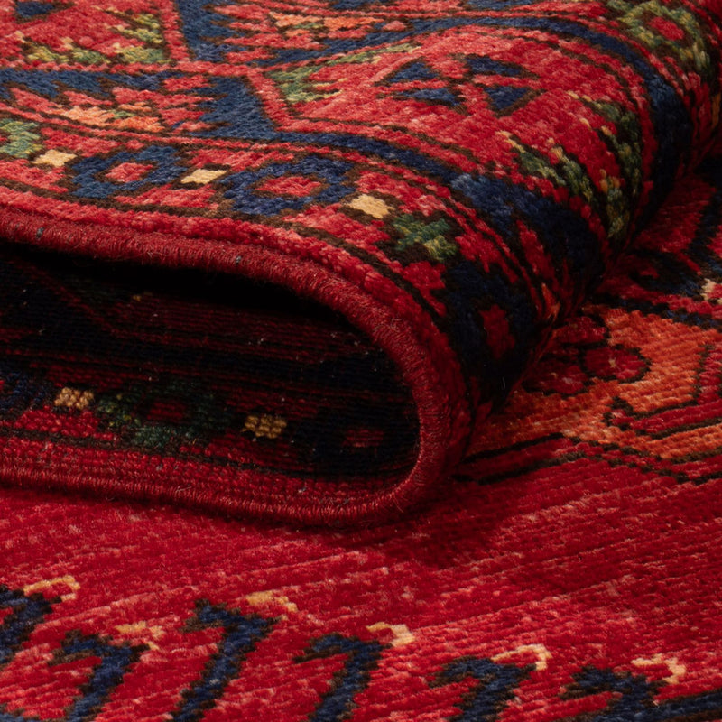 Afghansk tæppe - 158 x 99 cm - rød