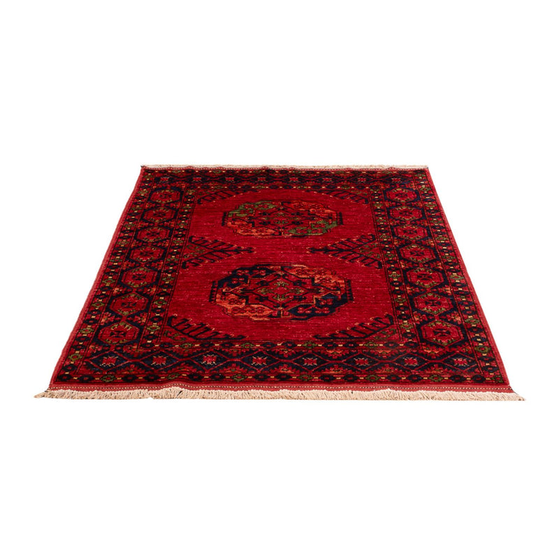 Afghansk tæppe - 158 x 99 cm - rød