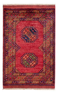 Afghansk tæppe - 159 x 108 cm - rød