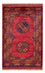 Afghansk tæppe - 159 x 108 cm - rød