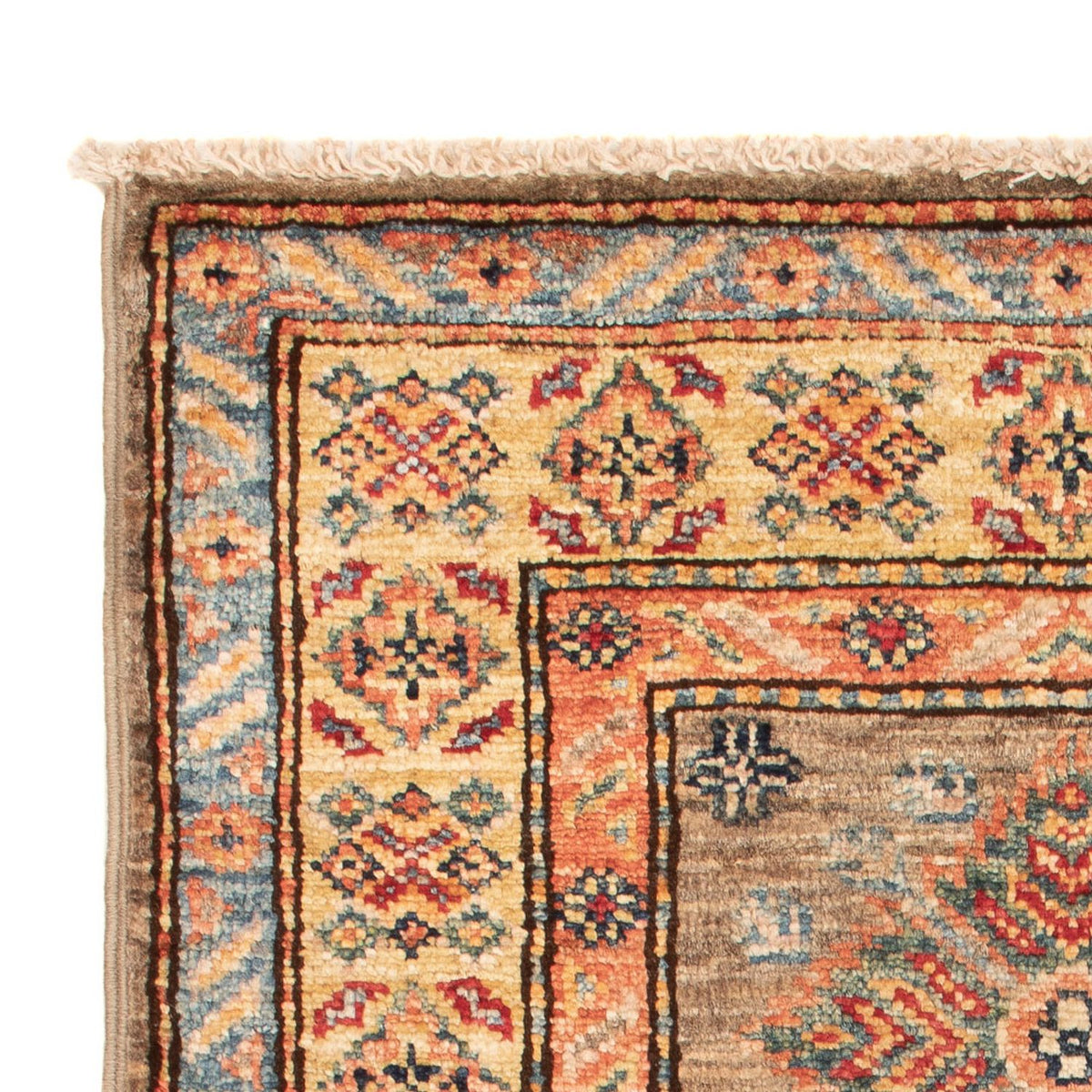 Ziegler Carpet - Kazak - Royal - 91 x 60 cm - olivengrøn