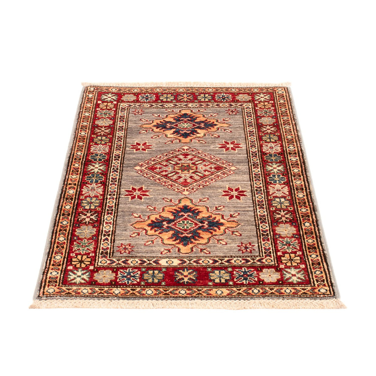 Ziegler Carpet - Kazak - Royal - 92 x 61 cm - lysegrå