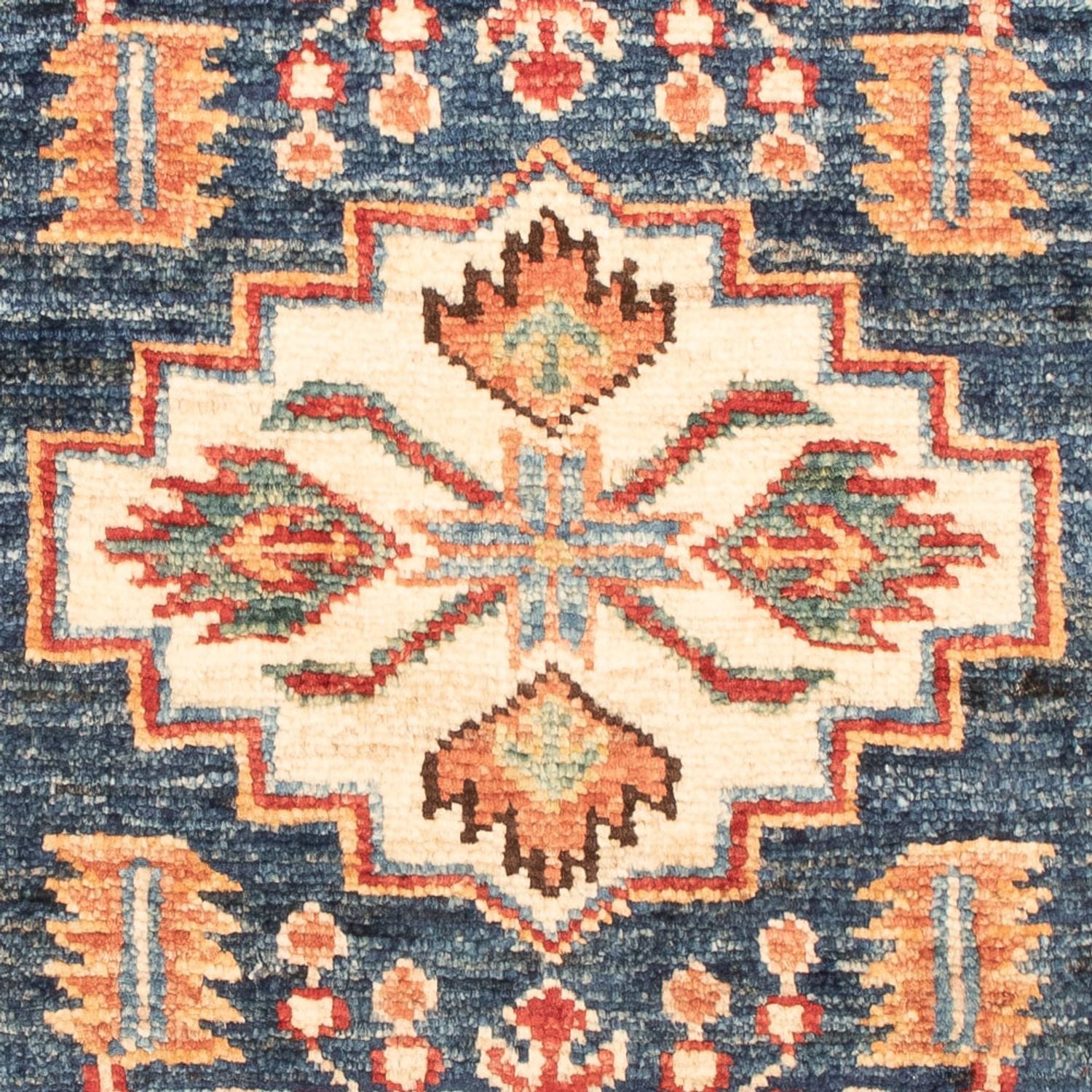 Ziegler Carpet - Kazak - Royal - 95 x 60 cm - benzinblå