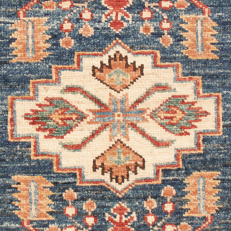 Ziegler Carpet - Kazak - Royal - 95 x 62 cm - benzinblå