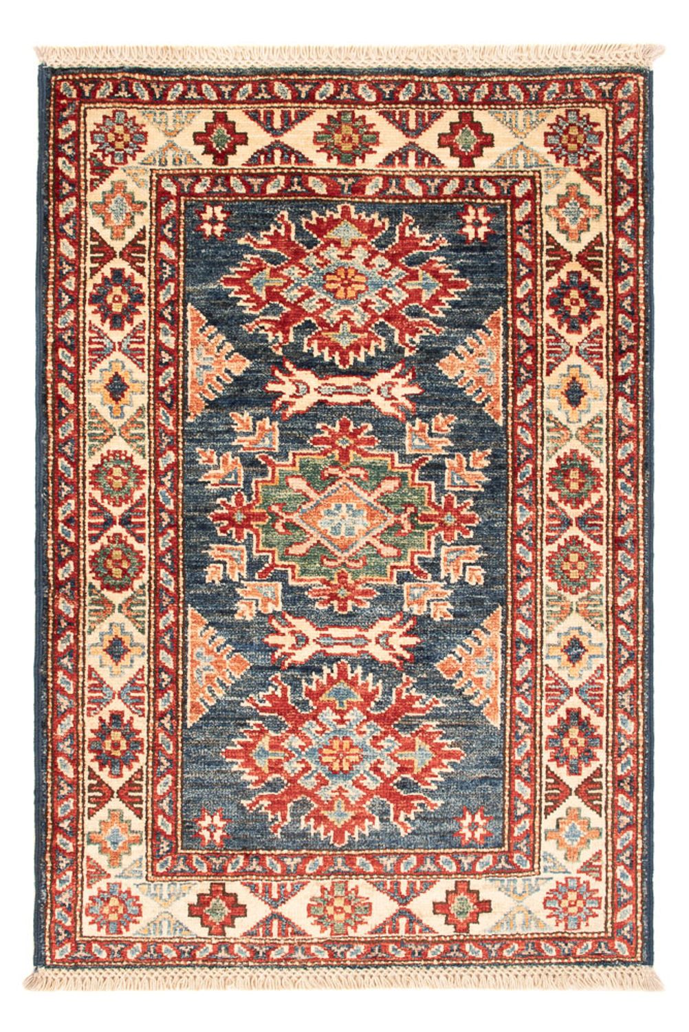 Ziegler Carpet - Kazak - Royal - 90 x 60 cm - benzinblå