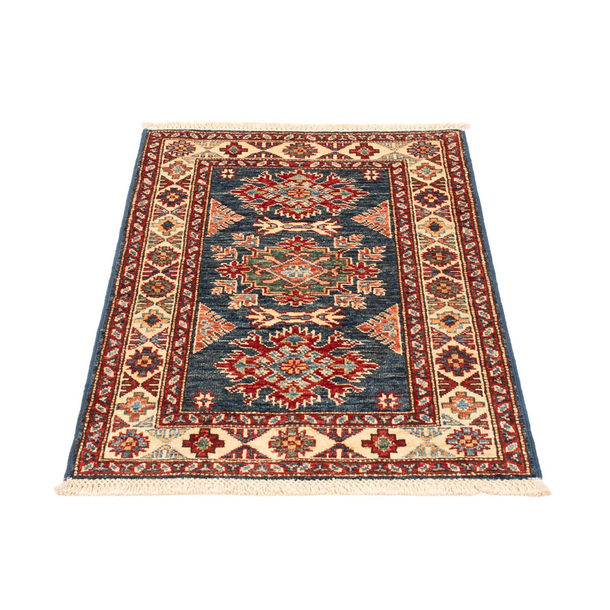 Ziegler Carpet - Kazak - Royal - 90 x 60 cm - benzinblå