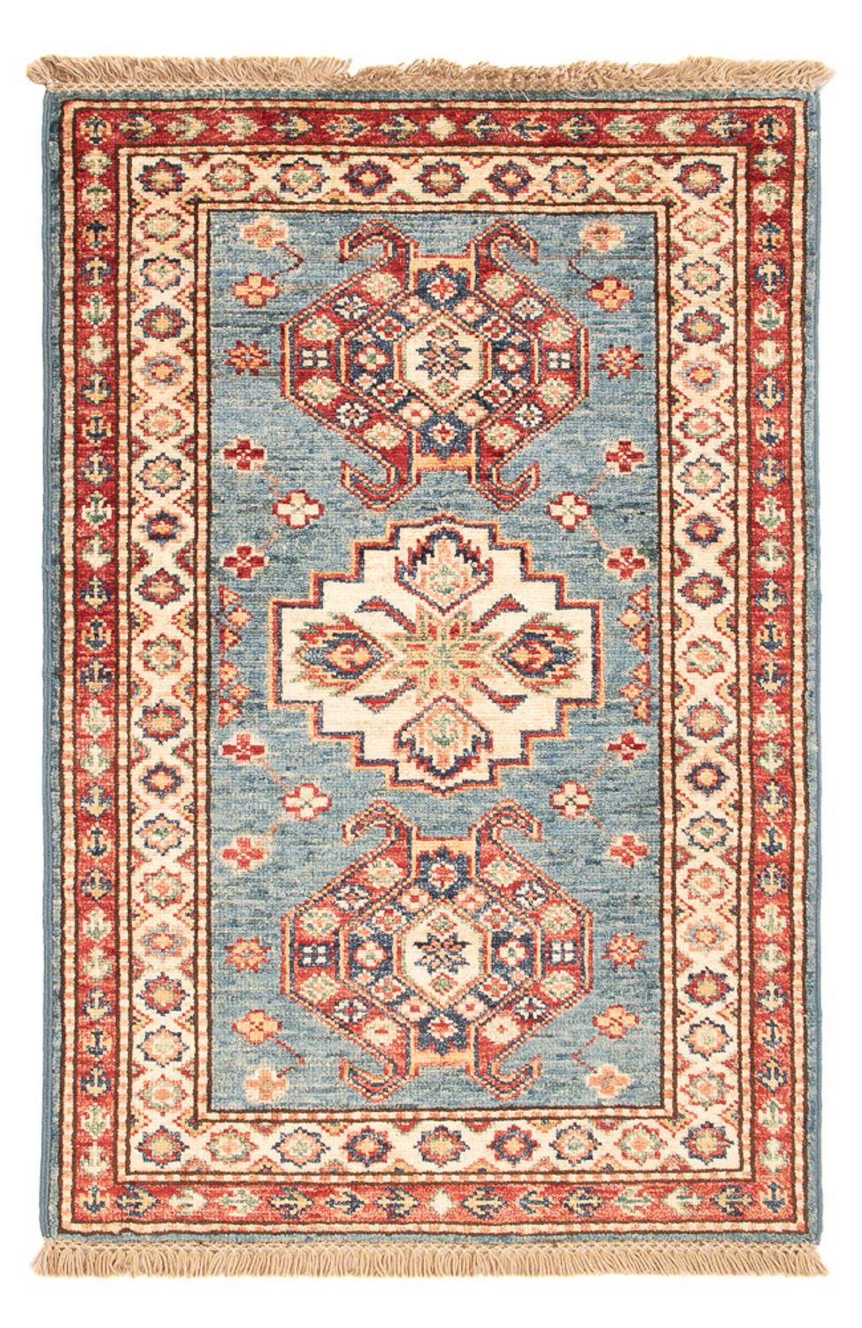 Ziegler Carpet - Kazak - Royal - 90 x 60 cm - lyseblå