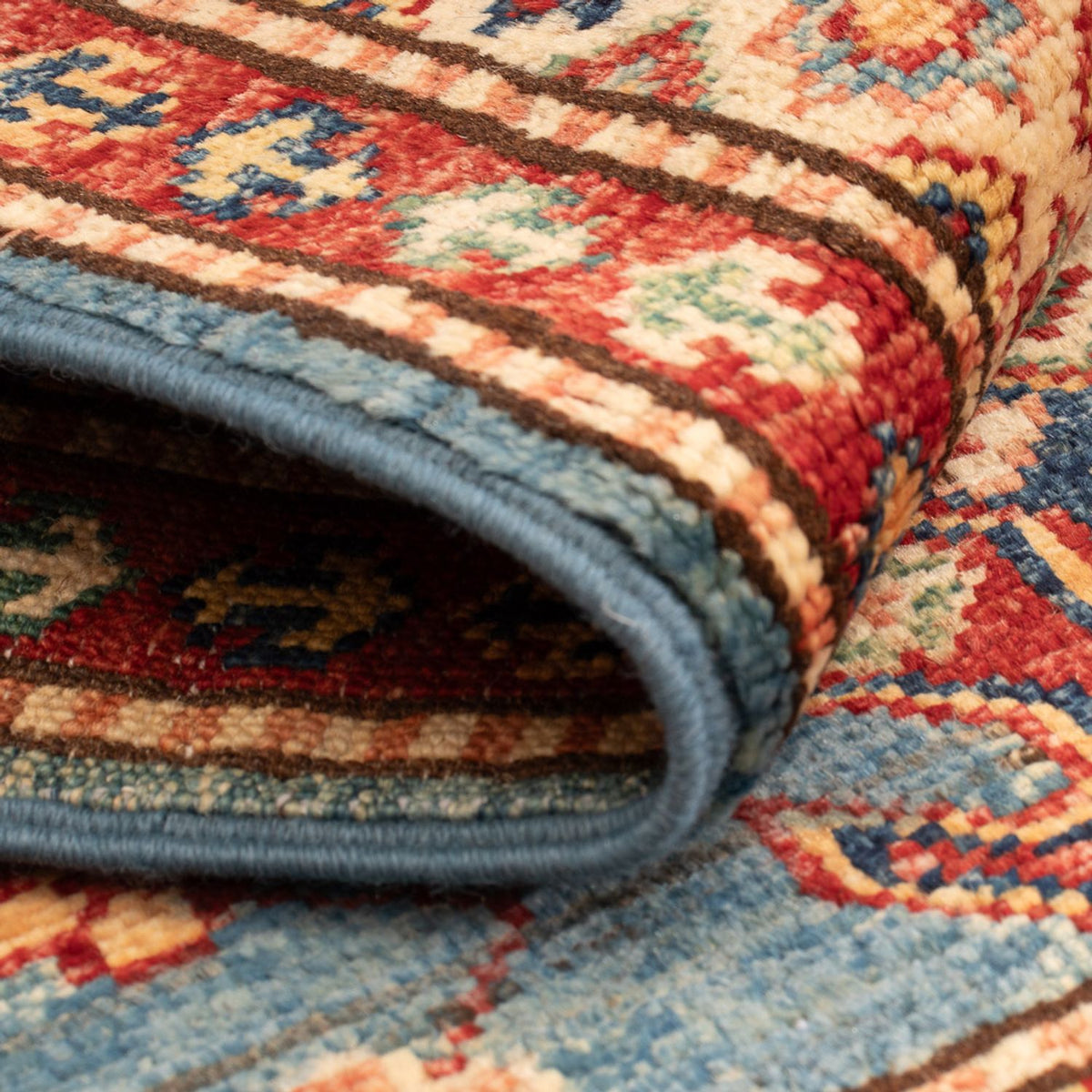 Ziegler Carpet - Kazak - Royal - 90 x 60 cm - lyseblå