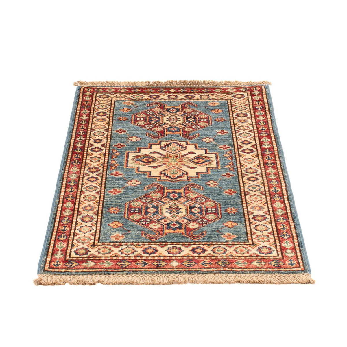 Ziegler Carpet - Kazak - Royal - 90 x 60 cm - lyseblå