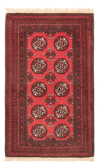 Afghansk tæppe - Filpa - 120 x 77 cm - rød