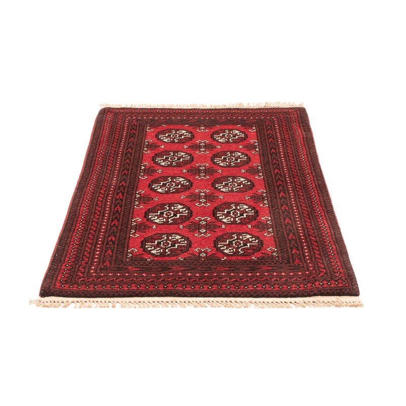 Afghansk tæppe - Filpa - 120 x 77 cm - rød