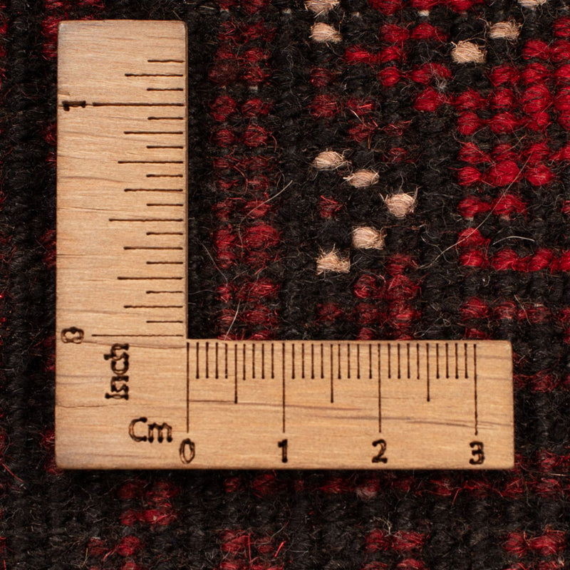 Afghansk tæppe - Filpa - 120 x 77 cm - rød