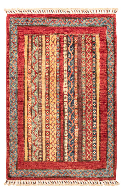 Shal-tæppe 80x118cm - Orientalsk tæppe - flerfarvet