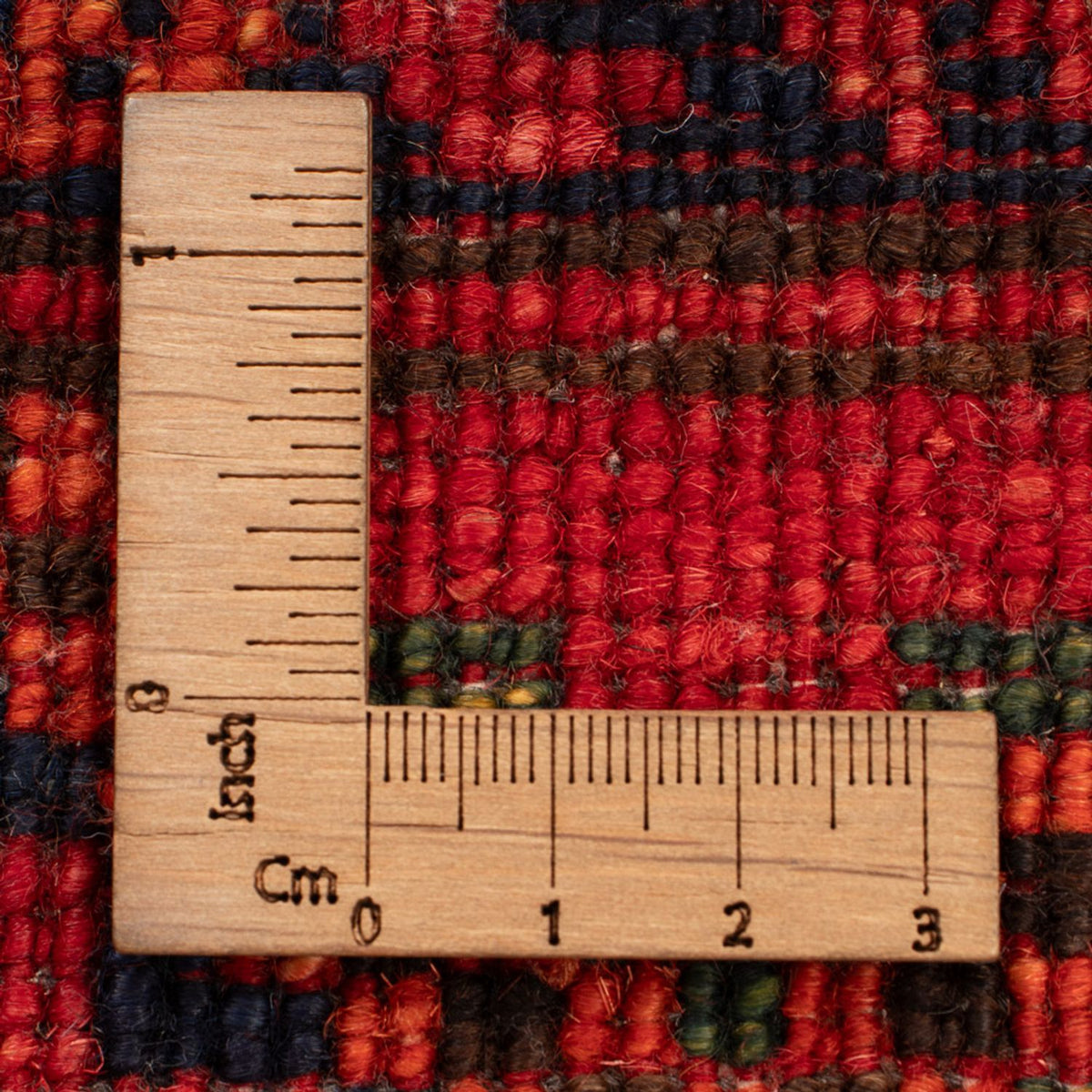 Afghansk tæppe - 117 x 81 cm - rød