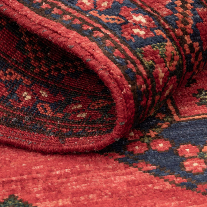 Afghansk tæppe - 126 x 84 cm - rød