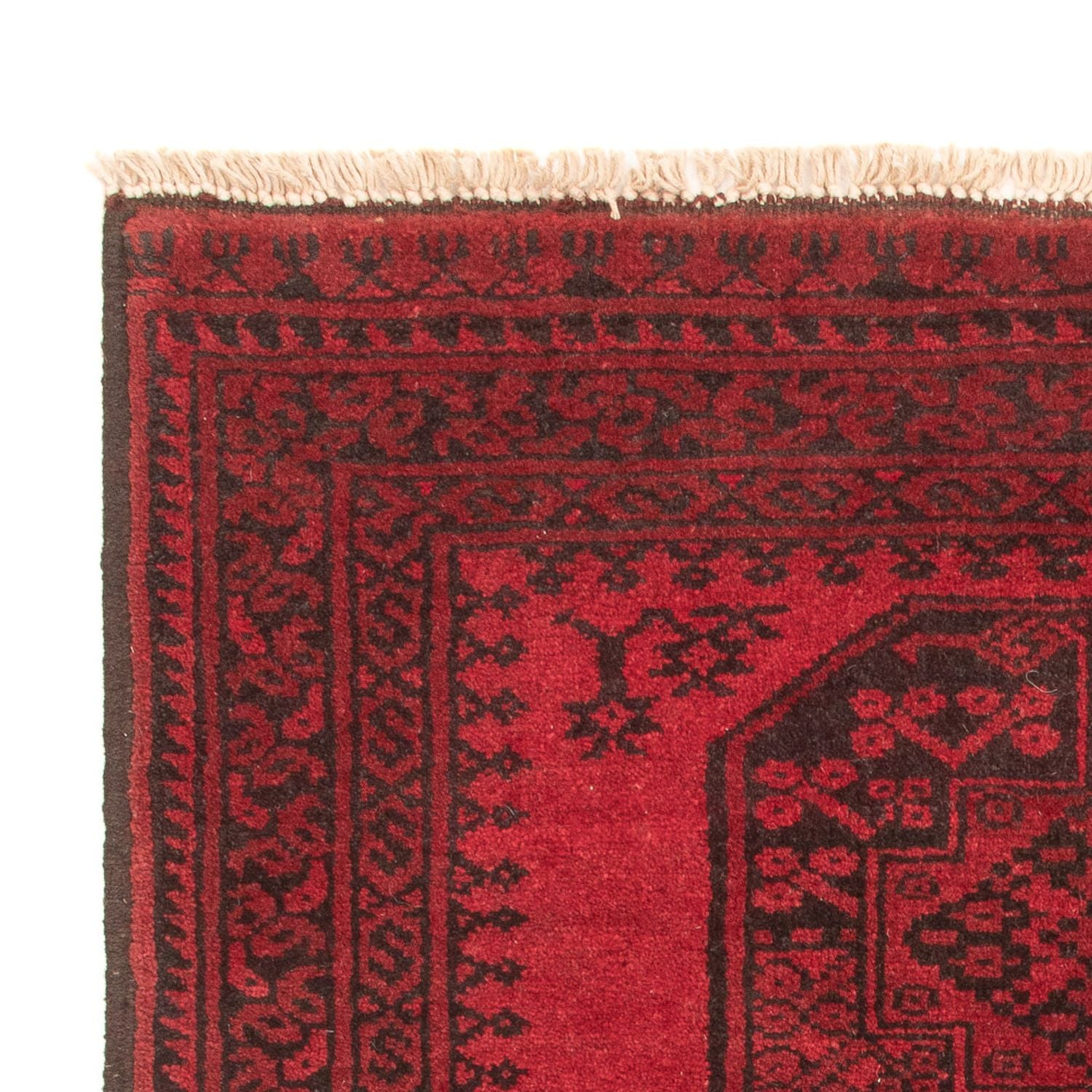 Afghansk tæppe - Filpa - 120 x 80 cm - rød