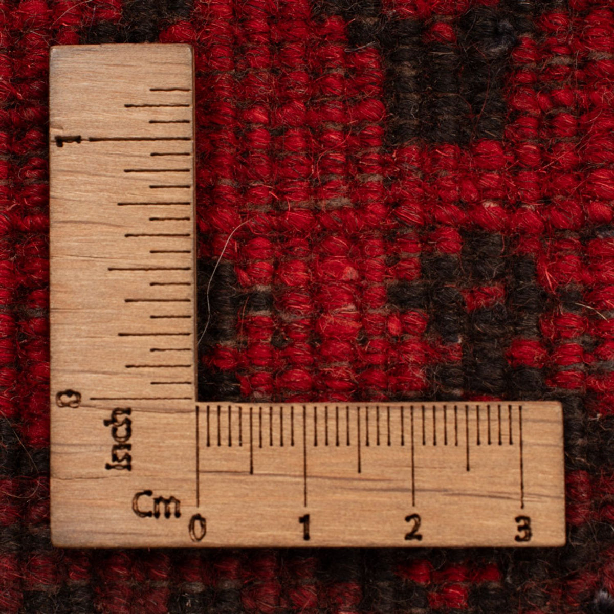 Afghansk tæppe - Filpa - 120 x 80 cm - rød