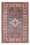 Kazak Tæppe 82x125cm - Orientalsk tæppe - Rektangulær / Blå / 82 x 125 cm Rektangulær