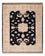 Ziegler Carpet - 98 x 81 cm - sort