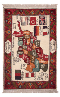 Afghansk tæppe 115x74cm - Orientalsk tæppe – product image