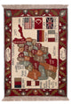 Afghansk tæppe 97x69cm - Orientalsk tæppe