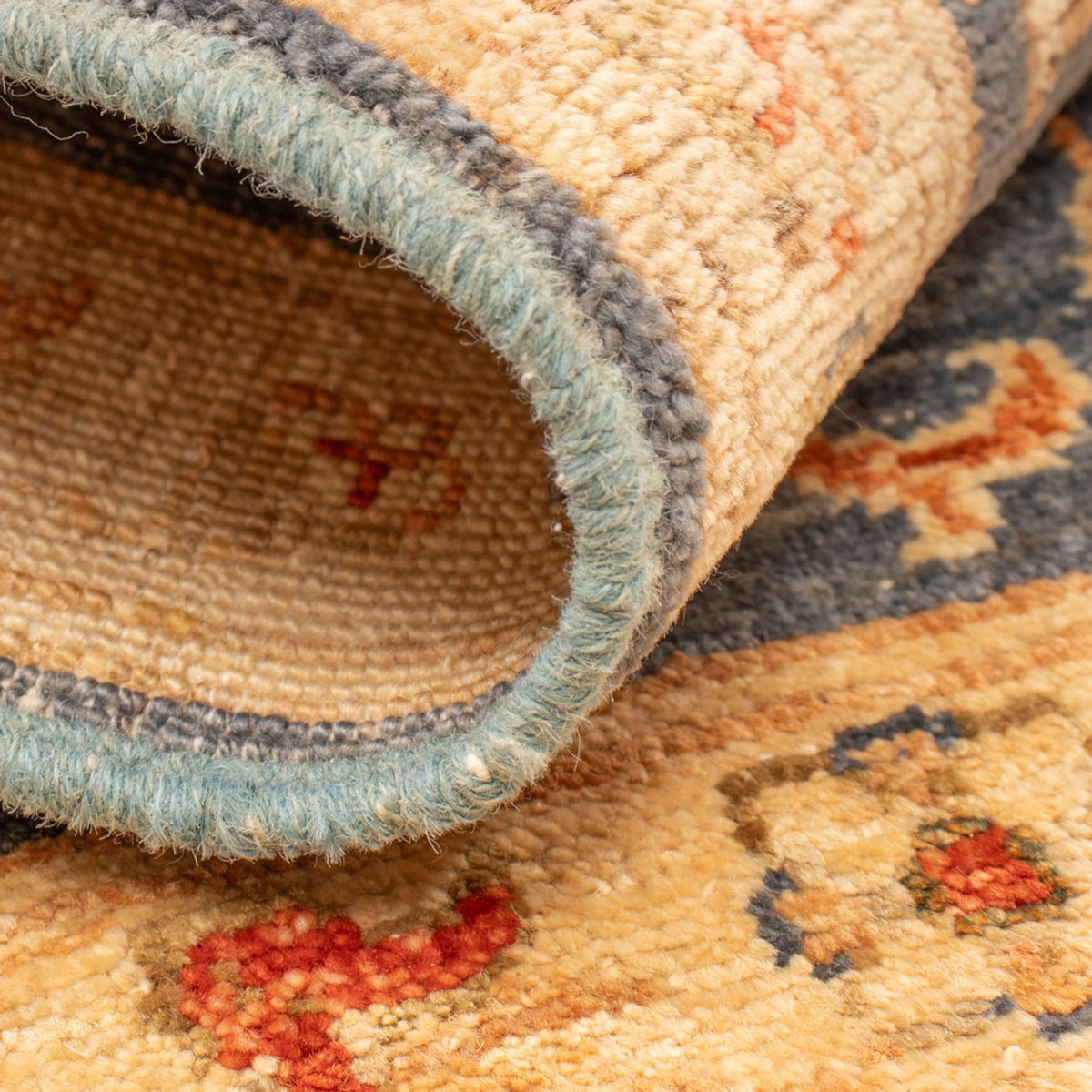 Ziegler Carpet - 70 x 54 cm - benzinblå