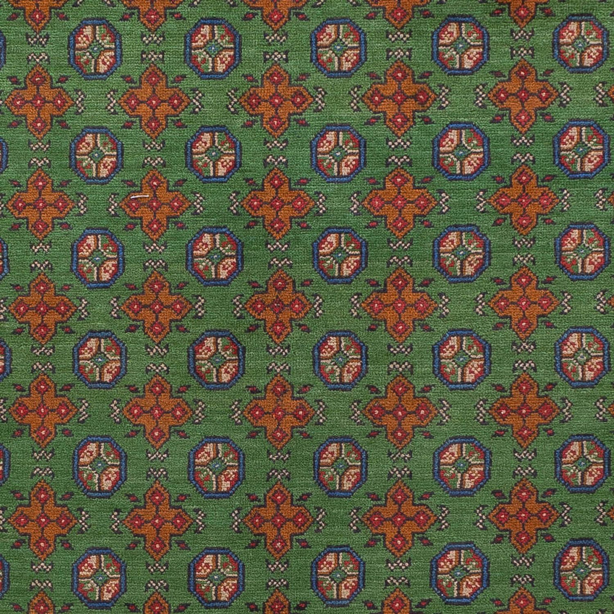 Afghansk tæppe - Filpa - 390 x 297 cm - grøn