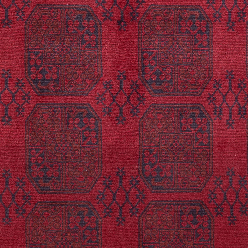 Afghansk tæppe - Filpa - 343 x 252 cm - rød