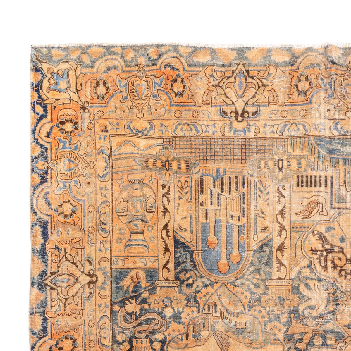 Vintage tæppe - 380 x 285 cm - beige