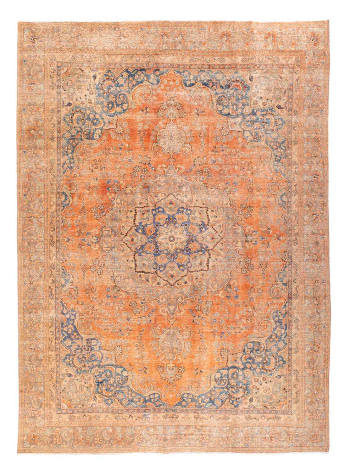 Vintage tæppe - 362 x 259 cm - orange