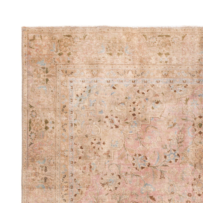 Vintage tæppe - 363 x 267 cm - mørk beige