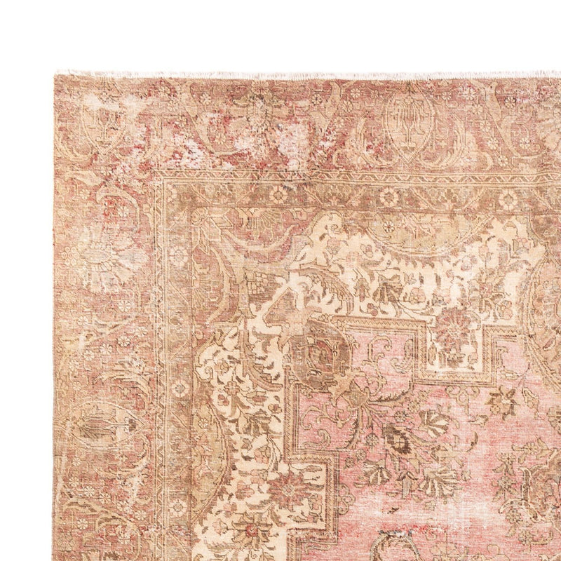 Vintage tæppe - 419 x 300 cm - mørk beige