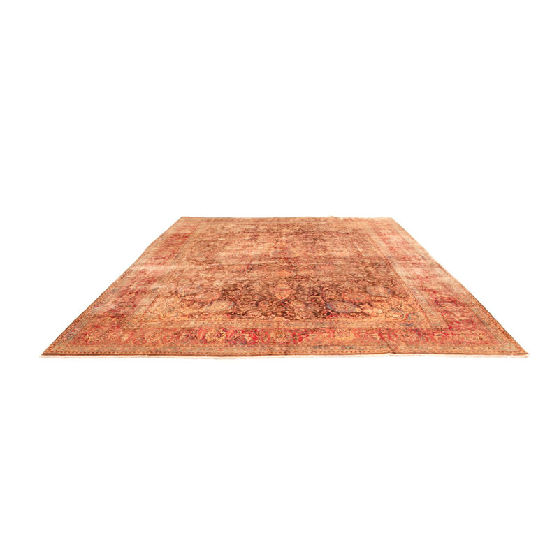 Vintage tæppe - 412 x 300 cm - mørk beige