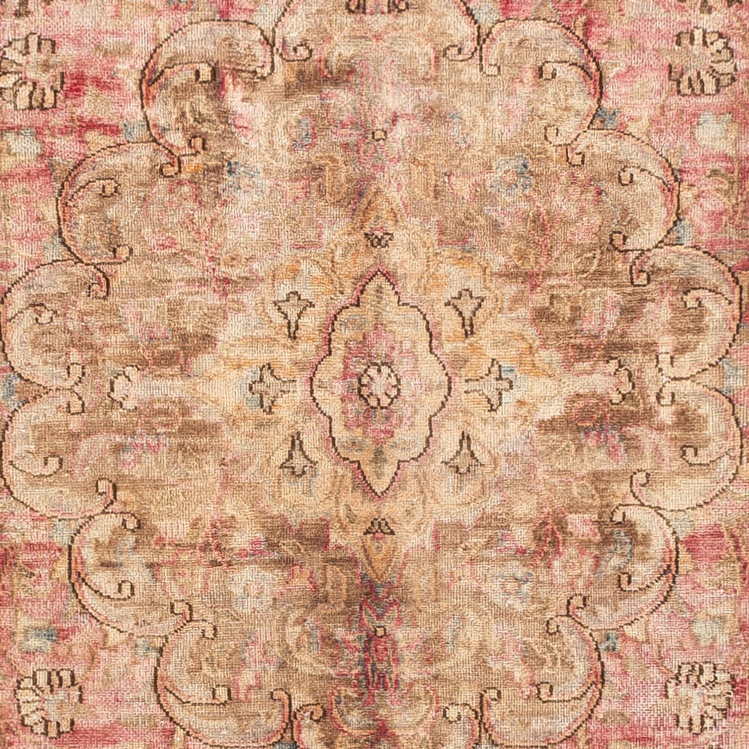 Vintage tæppe - 333 x 239 cm - mørk beige