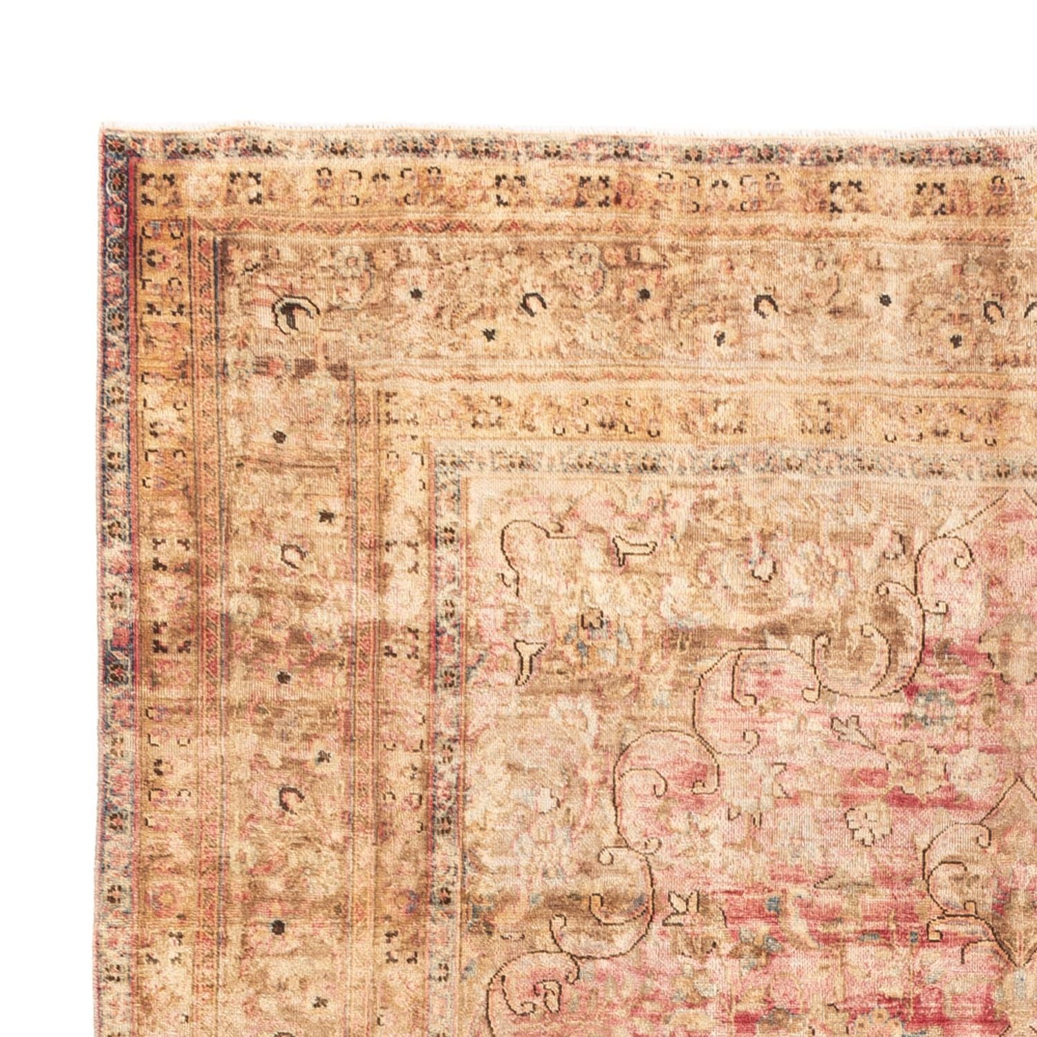 Vintage tæppe - 333 x 239 cm - mørk beige
