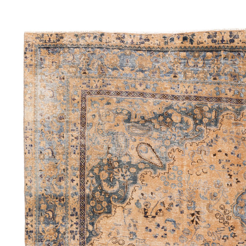 Vintage tæppe - 362 x 283 cm - mørk beige