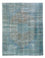 Vintage tæppe - 375 x 285 cm - mørkeblå