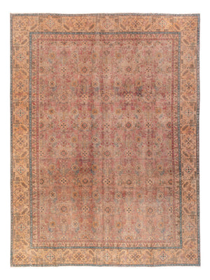 Vintage tæppe - 364 x 273 cm - mørk beige