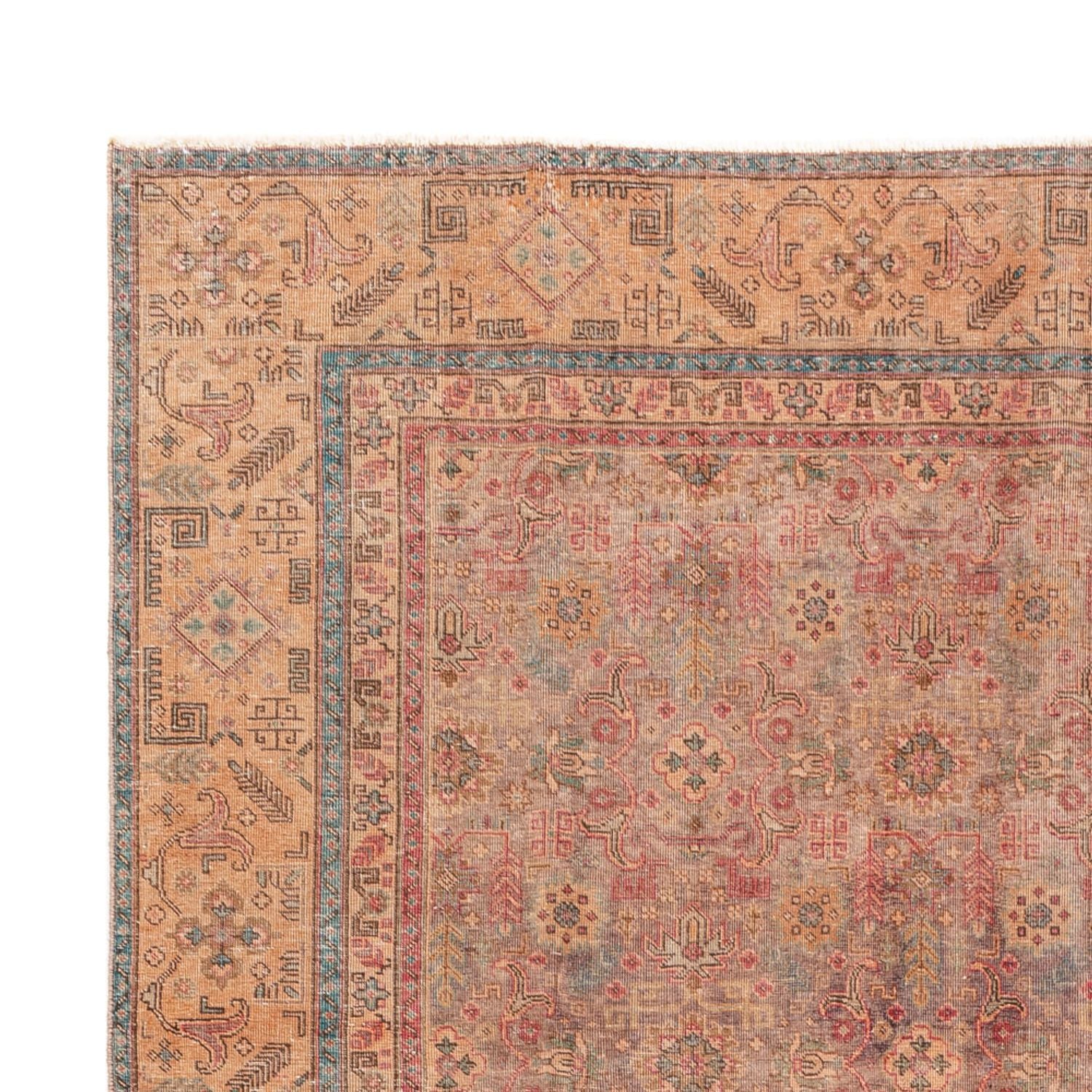 Vintage tæppe - 364 x 273 cm - mørk beige