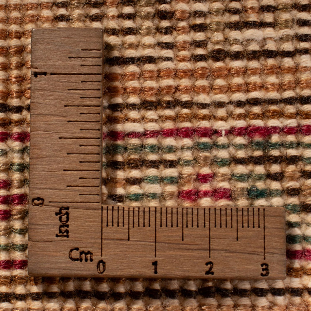 Vintage tæppe - 364 x 273 cm - mørk beige