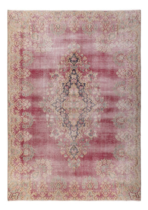 Vintage tæppe - 276 x 197 cm - lilla