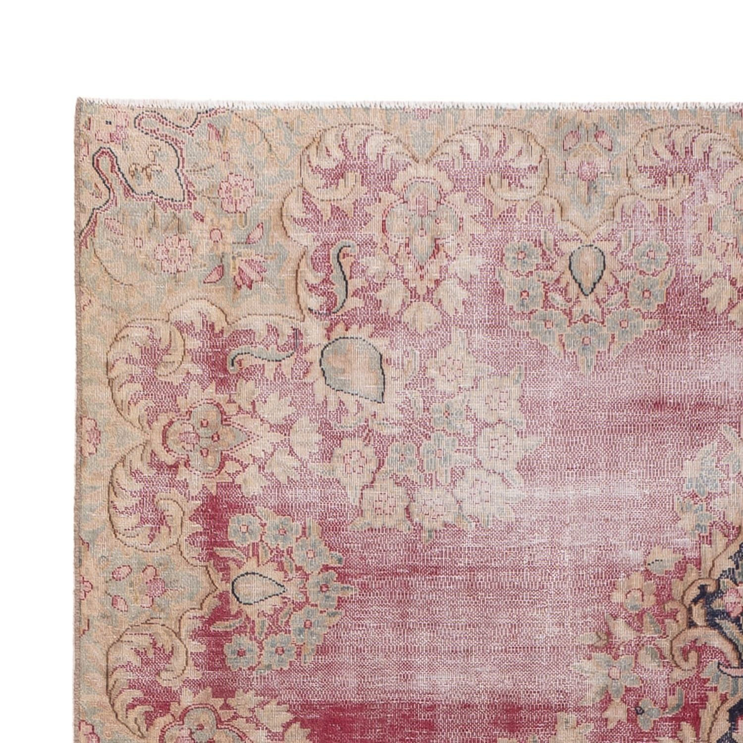 Vintage tæppe - 276 x 197 cm - lilla