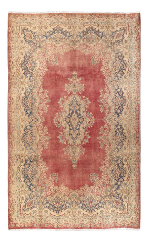 Vintage tæppe - 304 x 192 cm - lysrød